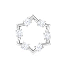 Rosec Jewels-Unique Real Diamond Gold Star Earring for Cartilage Piercing