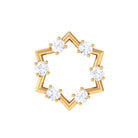 Rosec Jewels-Unique Real Diamond Gold Star Earring for Cartilage Piercing