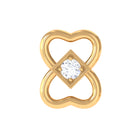 Rosec Jewels-Dainty Diamond Heart Earring for Tragus Piercing