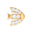 Rosec Jewels-Moissanite Fish Cartilage Earring in Gold