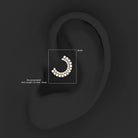 Rosec Jewels-Natural Diamond Hoop Earring for Daith Piercing