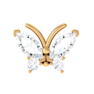 Rosec Jewels-Marquise Moissanite Butterfly Cartilage Earring