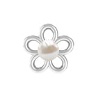 Rosec Jewels-Simple Freshwater Pearl Flower Tragus Earring