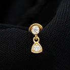 Rosec Jewels-Genuine Diamond Drop Earring for Helix Piercing