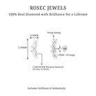 Rosec Jewels-Unique Diamond Crawler Earring for Cartilage Piercing