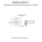 Rosec Jewels-Diamond Evil Eye Earring for Upper Lobe Piercing