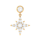 Rosec Jewels-Moissanite Starburst Drop Earring for Cartilage Piercing