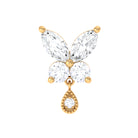 Rosec Jewels-Marquise Moissanite Butterfly Dangle Earring