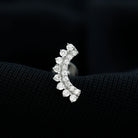 Rosec Jewels-Natural Diamond Curved Cartilage Earring