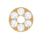 Rosec Jewels-Moissanite Gold Disc Earring for Conch Piercing