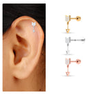 Rosec Jewels-Trendy Diamond Arrow Drop Earring for Helix Piercing