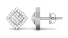 Rosec Jewels-Certified Natural Diamond Geometric Stud Earrings