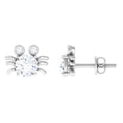 Lab Grown Diamond Spider Stud Earrings with Screw Back Lab Grown Diamond - ( EF-VS ) - Color and Clarity - Rosec Jewels