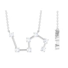 Certified Moissanite Leo Constellation Necklace - Rosec Jewels