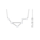 Certified Moissanite Libra Constellation Necklace Moissanite - ( D-VS1 ) - Color and Clarity - Rosec Jewels