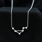 Moissanite Libra Constellation Necklace - Rosec Jewels