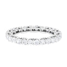 Trellis Set Moissanite Full Eternity Band Ring Moissanite - ( D-VS1 ) - Color and Clarity - Rosec Jewels