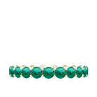 2.5 CT Round Lab-Created Emerald Full Eternity Band Ring in Gold Lab Created Emerald - ( AAAA ) - Quality - Rosec Jewels