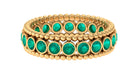 1.50 CT Natural Emerald Full Eternity Band Ring with Beaded Details Emerald - ( AAA ) - Quality - Rosec Jewels