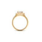 Princess Diana Inspired Simulated Diamond Engagement Ring Zircon - ( AAAA ) - Quality - Rosec Jewels