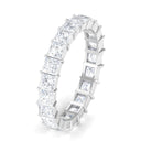 3.5 CT Princess Cut Zircon Eternity Band Ring in Gold Zircon - ( AAAA ) - Quality - Rosec Jewels