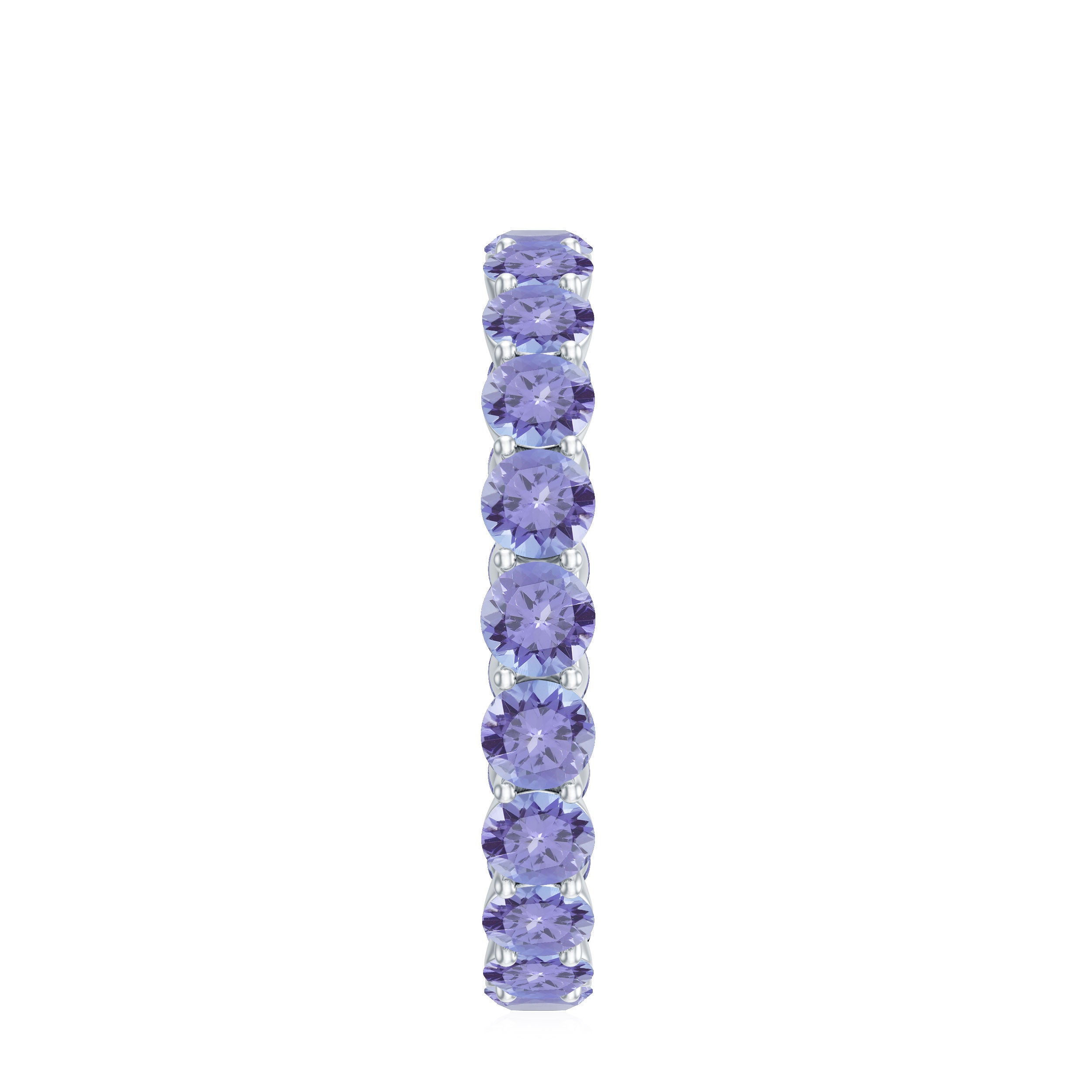 Full Eternity Ring with 2.25 CT Tanzanite Tanzanite - ( AAA ) - Quality - Rosec Jewels