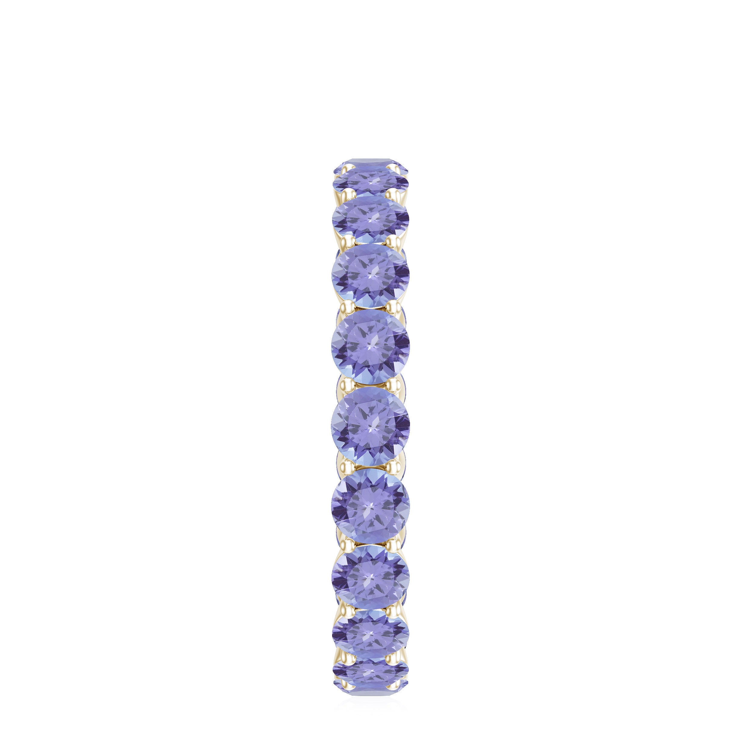 Full Eternity Ring with 2.25 CT Tanzanite Tanzanite - ( AAA ) - Quality - Rosec Jewels