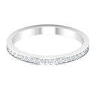 Diamond Stackable Half Eternity Ring Diamond - ( HI-SI ) - Color and Clarity - Rosec Jewels