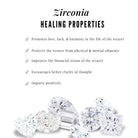 Zircon Minimal Screw Back Stud Earrings Zircon - ( AAAA ) - Quality - Rosec Jewels