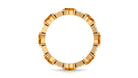 Alternate Citrine and Diamond Eternity Ring Citrine - ( AAA ) - Quality - Rosec Jewels