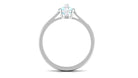 Round Sky Blue Topaz Designer Engagement Ring Sky Blue Topaz - ( AAA ) - Quality - Rosec Jewels