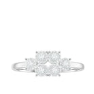 Natural Diamond Miracle Plate Cluster Ring in Gold Diamond - ( HI-SI ) - Color and Clarity - Rosec Jewels